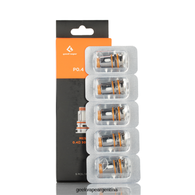 GeekVape 5 unids/pack bobina serie p p0,4 ohmios - Geek Vape Precio J22P15