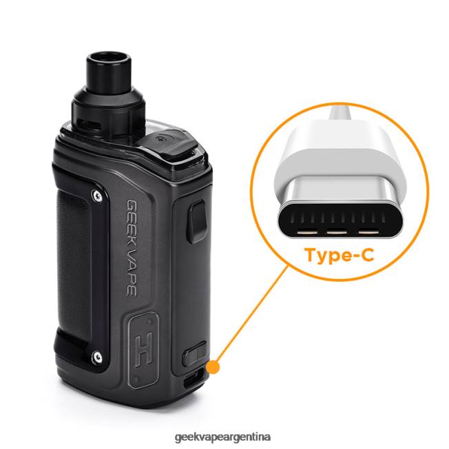 GeekVape h45 (aegis hero 2) kit de modificación de cápsulas 1400 mah 4 ml plata - Geekvape Argentina J22P104