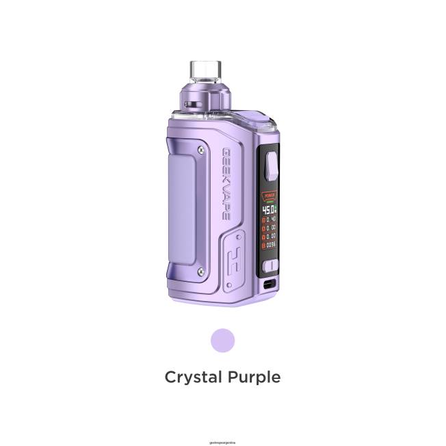 GeekVape h45 (aegis hero 2) pod mod kit edición de cristal cristal violeta - Geekvape Sale J22P139