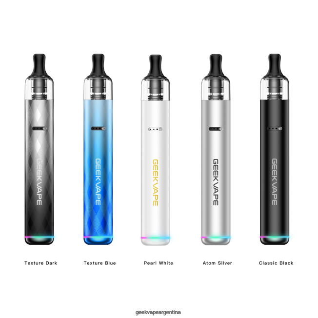 GeekVape kit de pluma vapeador wenax s3 (stylus 3) 1100mah átomo de plata - Geekvape Flavors J22P66